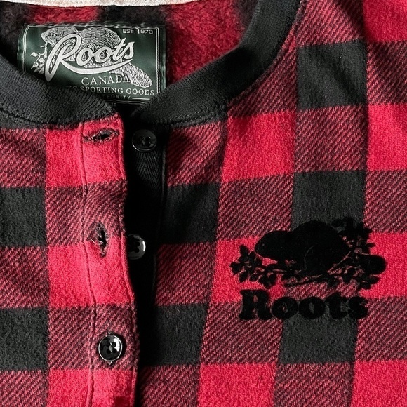 ROOTS Fleece Cabin Henley - Picture 4 of 9